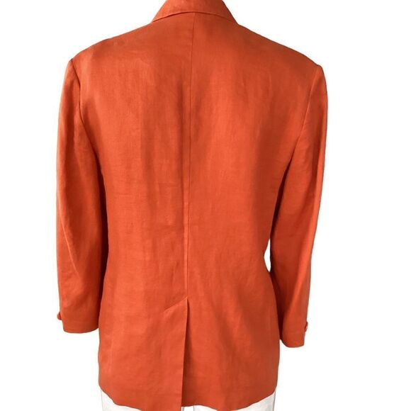 Sisley linen blazer small.  0682 - Picture 3 of 9